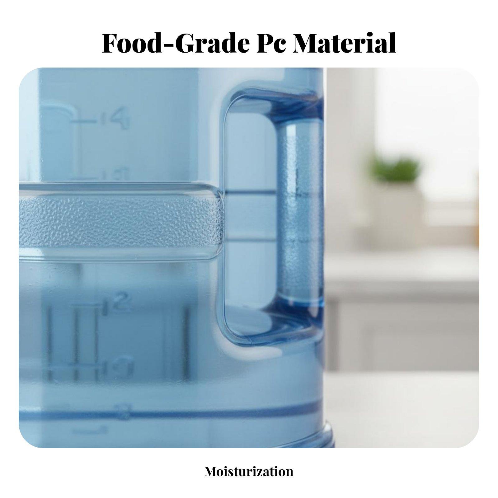 Food Storage Emergency Preparedness - Industrial Bucket Water Storage Jug Leakproof