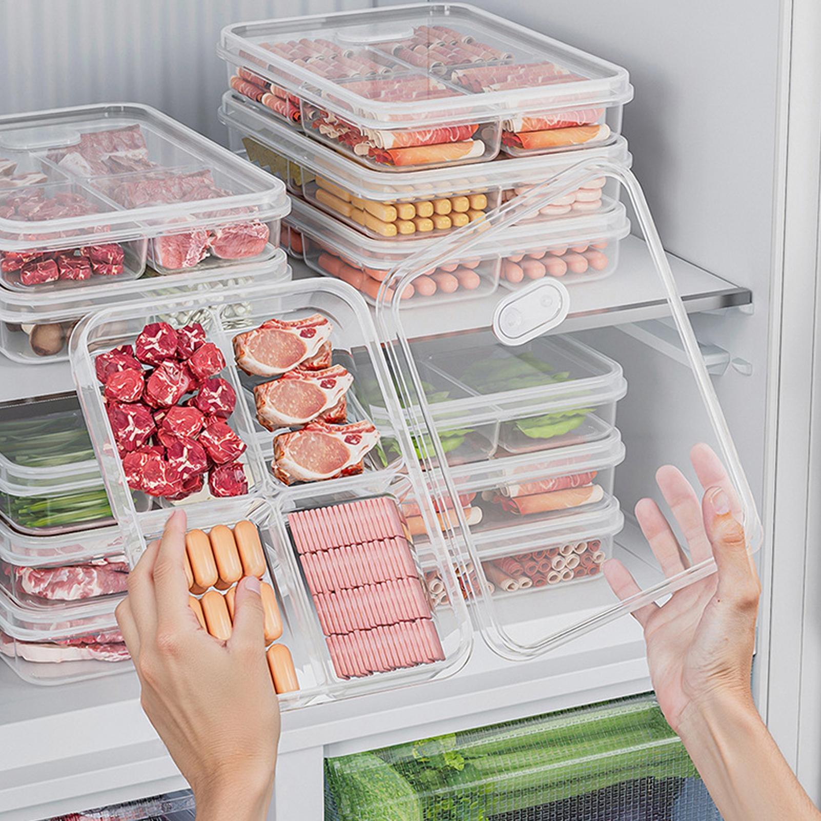 Food Storage Cupboard - 1PC Refrigerator Storage Box Meat Vegetable