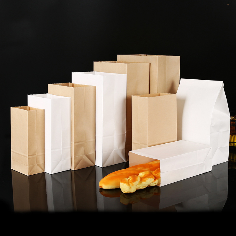 25/50pcs Brown Kraft Paper Bag - đánh giá và giá Food Storage Plant