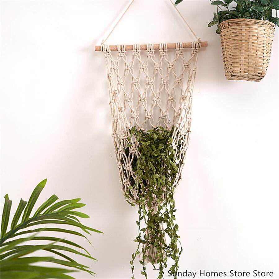 Macrame  Fruit  Storage Basket - đánh giá và giá Food Storage Plant