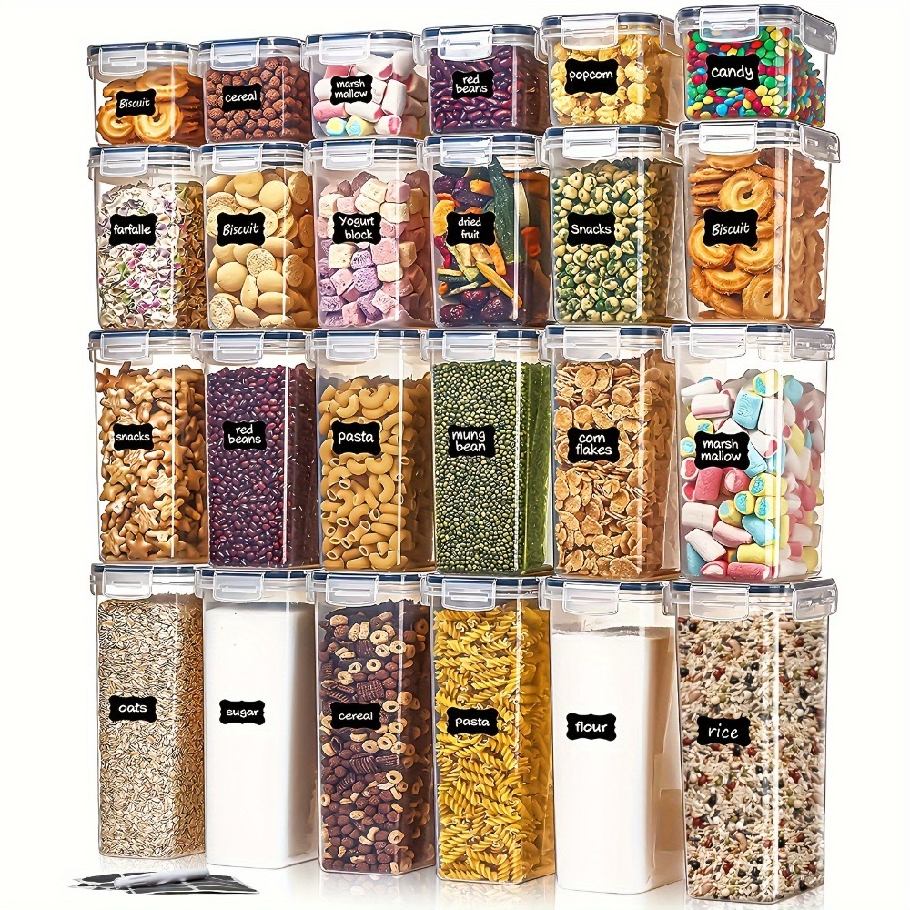 24Pcs Food Storage Containers  - đánh giá và giá Food Storage Cupboard