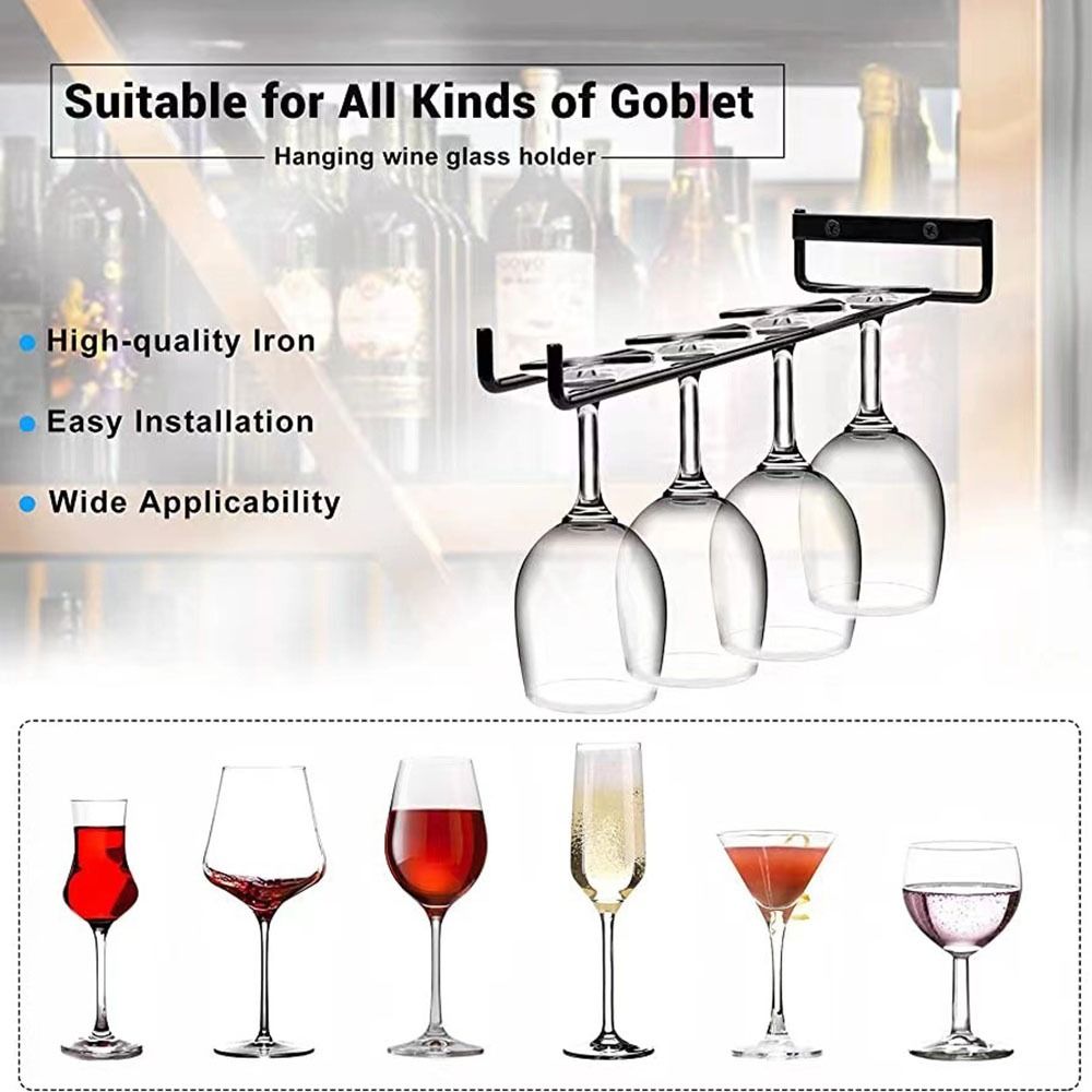 Wall Mounted Stemware Holder K - đánh giá và giá Food Storage Shelving