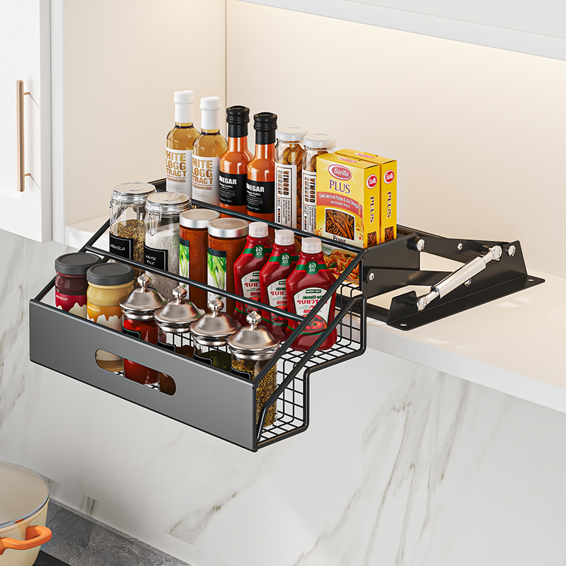1Pc 3 Tier Pull Down Organizer - đánh giá và giá Food Storage Shelving