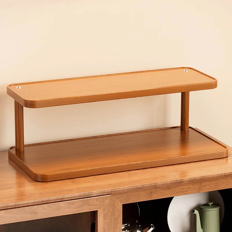 2-Tier Wooden Countertop Stora - đánh giá và giá Food Storage Shelving