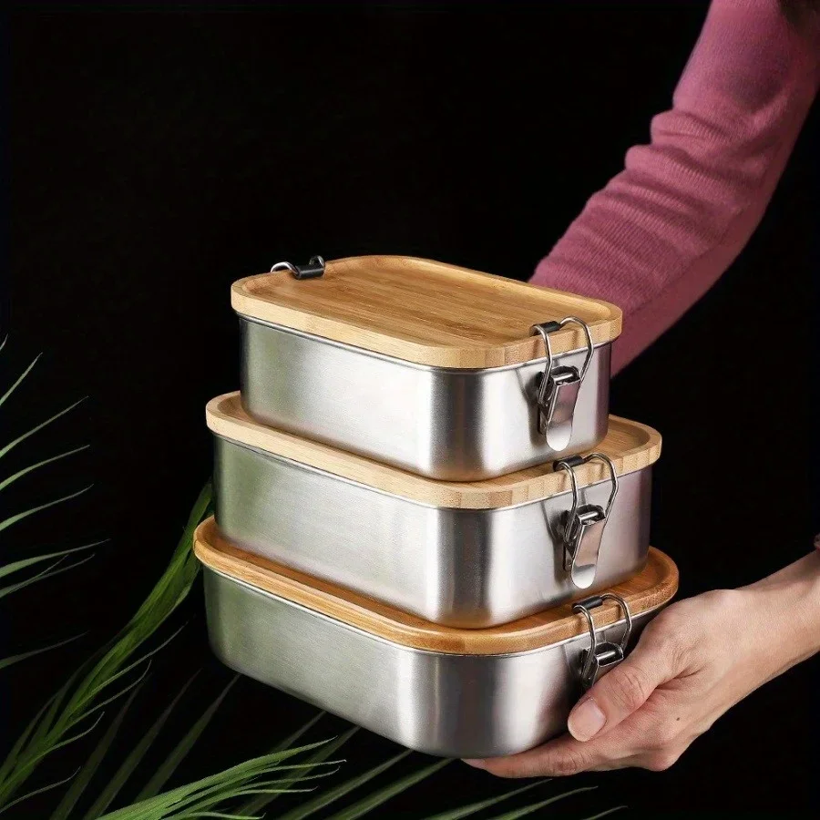 New 304 Stainless Steel Bamboo - đánh giá và giá Food Storage Cupboard