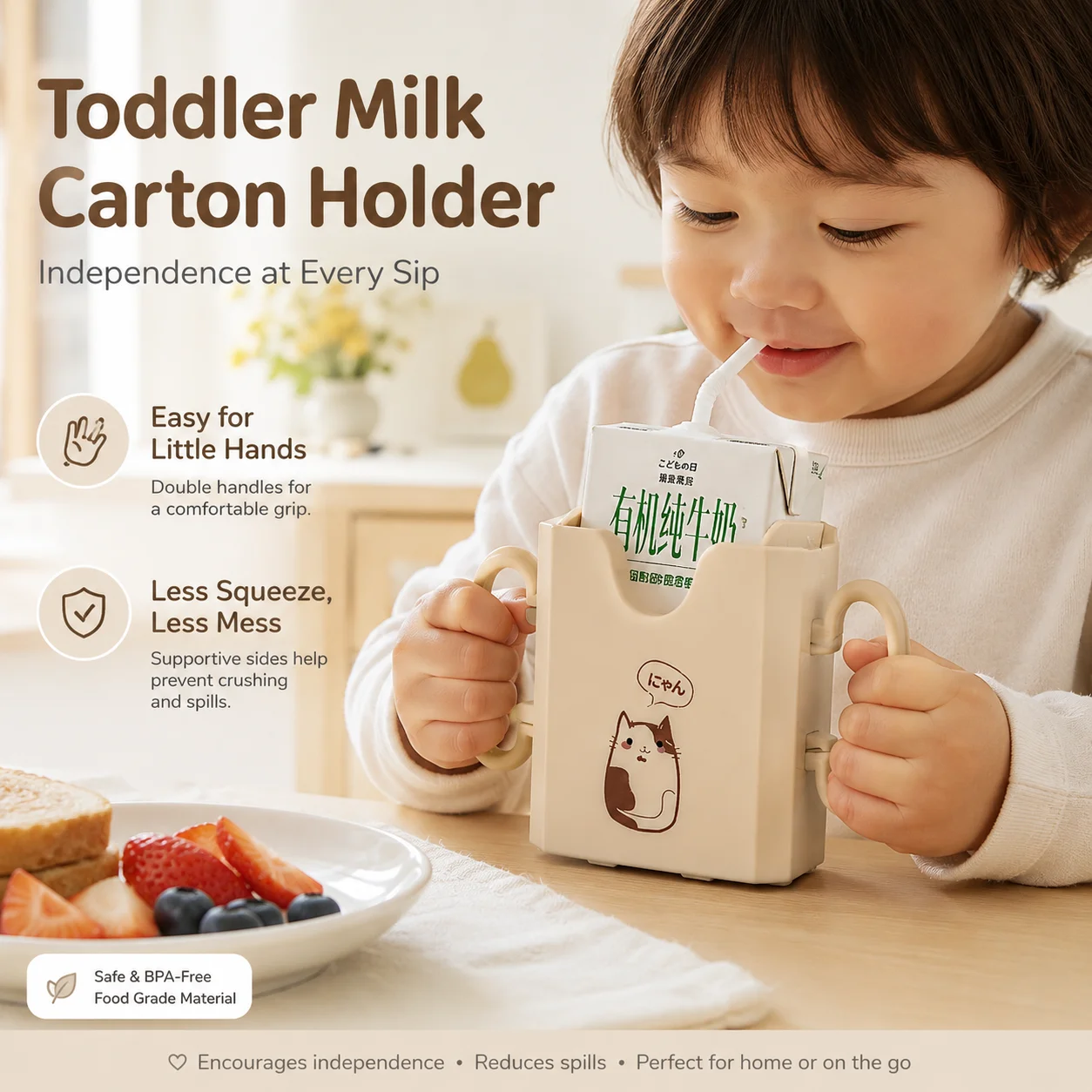 1pc Bottle Cup Milk Holder Adj - đánh giá và giá Food Storage Food Safety
