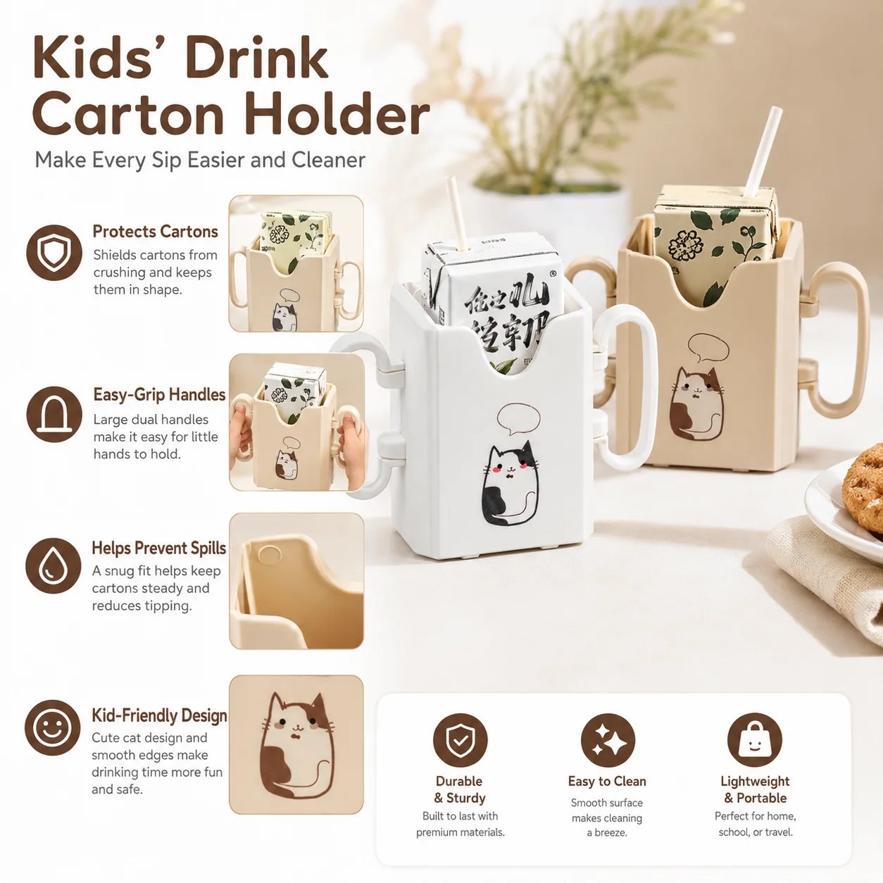 1pc Bottle Cup Milk Holder Adj - đánh giá và giá Food Storage Food Safety