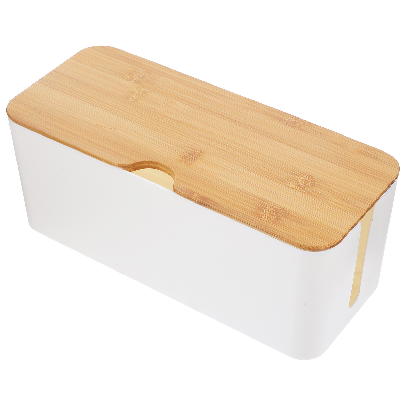 Bamboo Lid Cable Organizer Box - đánh giá và giá Food Storage Management