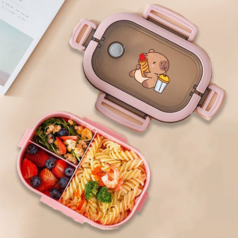 Capybara Bento Lunch Box Anime - đánh giá và giá Food Storage Cupboard
