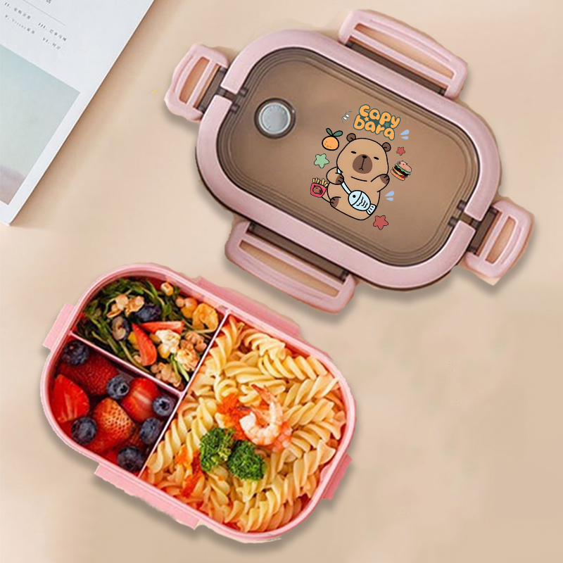 Capybara Bento Lunch Box Anime - đánh giá và giá Food Storage Cupboard