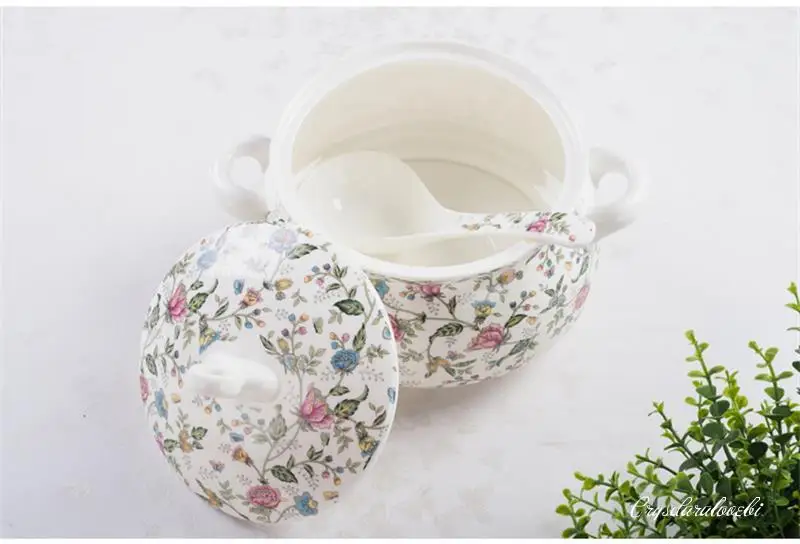 9 Inch, Bone China Tureen for  - đánh giá và giá Food Storage Plant