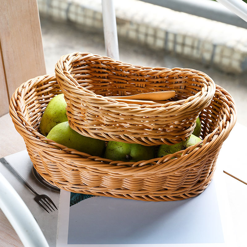 Oval Rattan Woven Storage Bask - đánh giá và giá Food Storage Plant