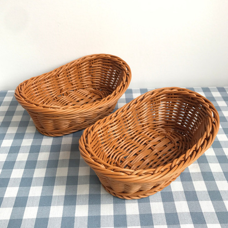 Oval Rattan Woven Storage Bask - đánh giá và giá Food Storage Plant