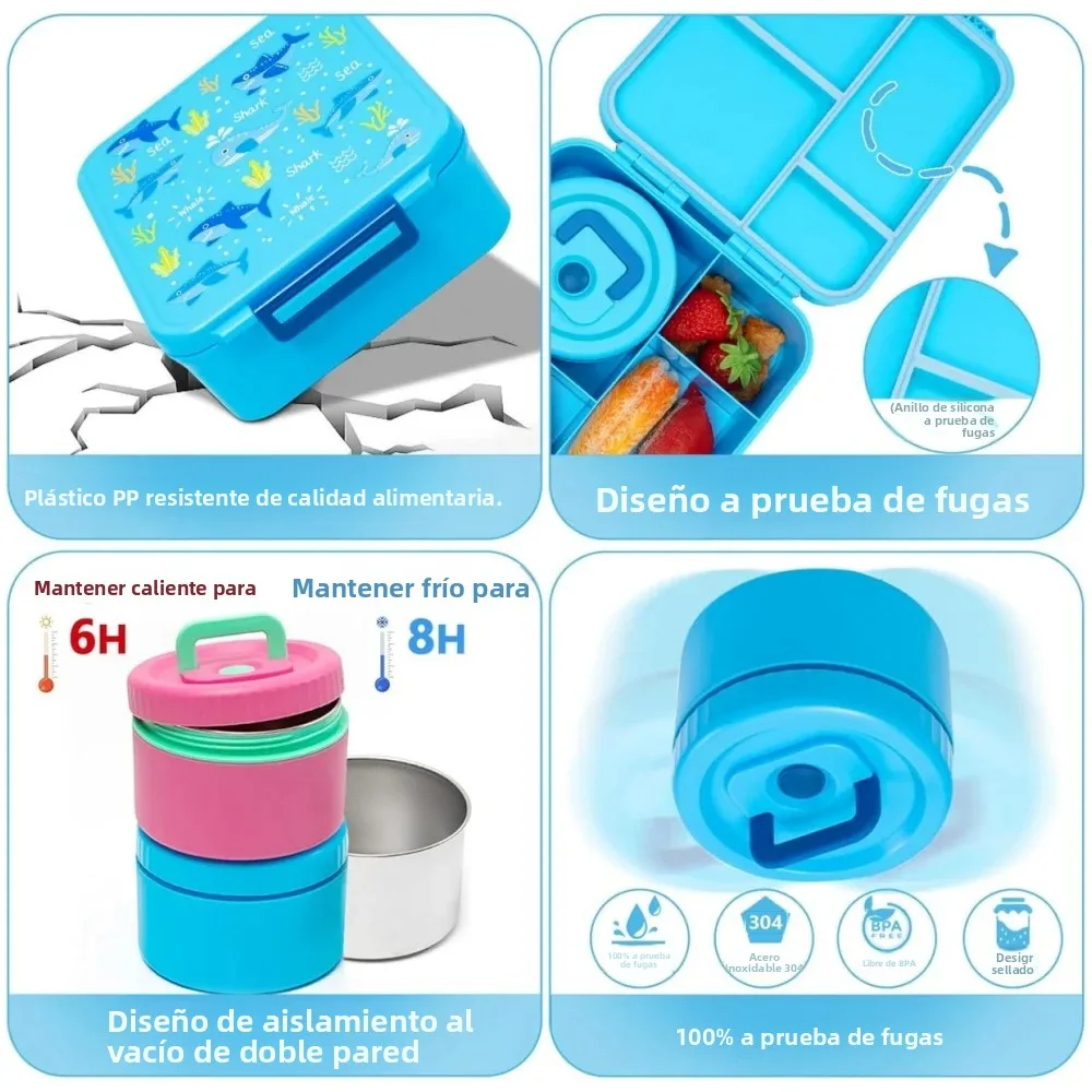 Kids 1700ml Bento Lunch Box Se - đánh giá và giá Food Storage Containers Tupperware