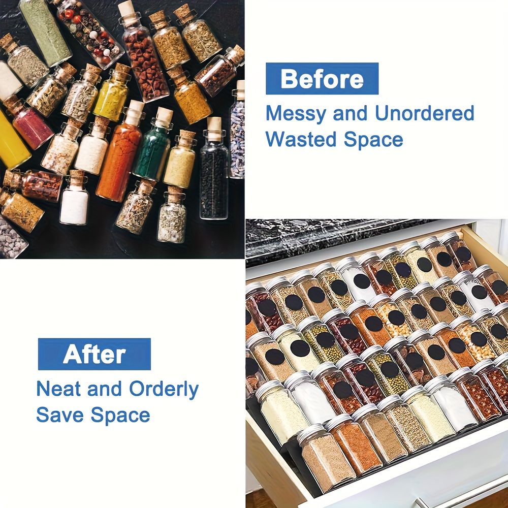 6pcs Expandable Spice Drawer O - đánh giá và giá Food Storage Shelving